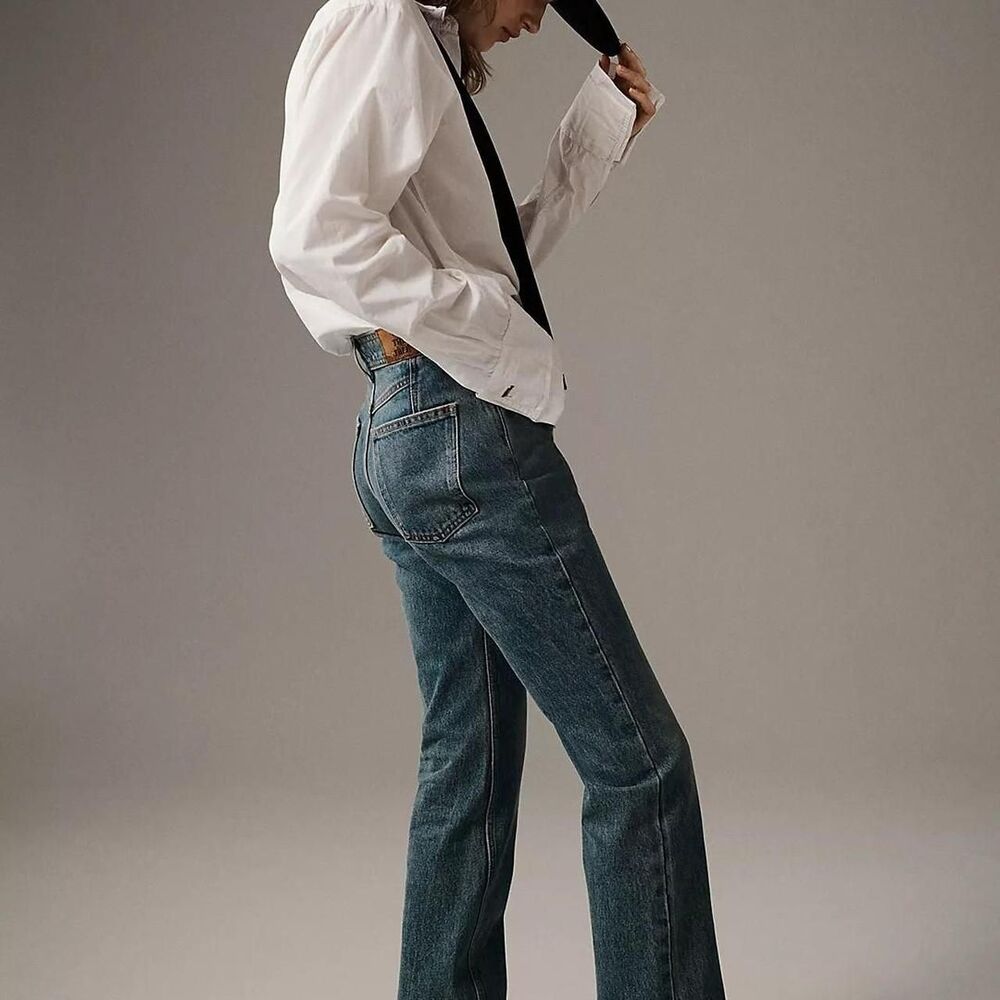 Free-people Women's Blue and Navy Jeans